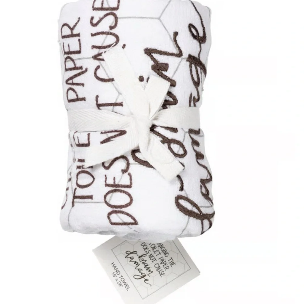 Primitives by Kathy Changing the Toilet Paper Bathroom Hand Towel
